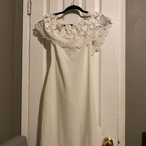 white dress